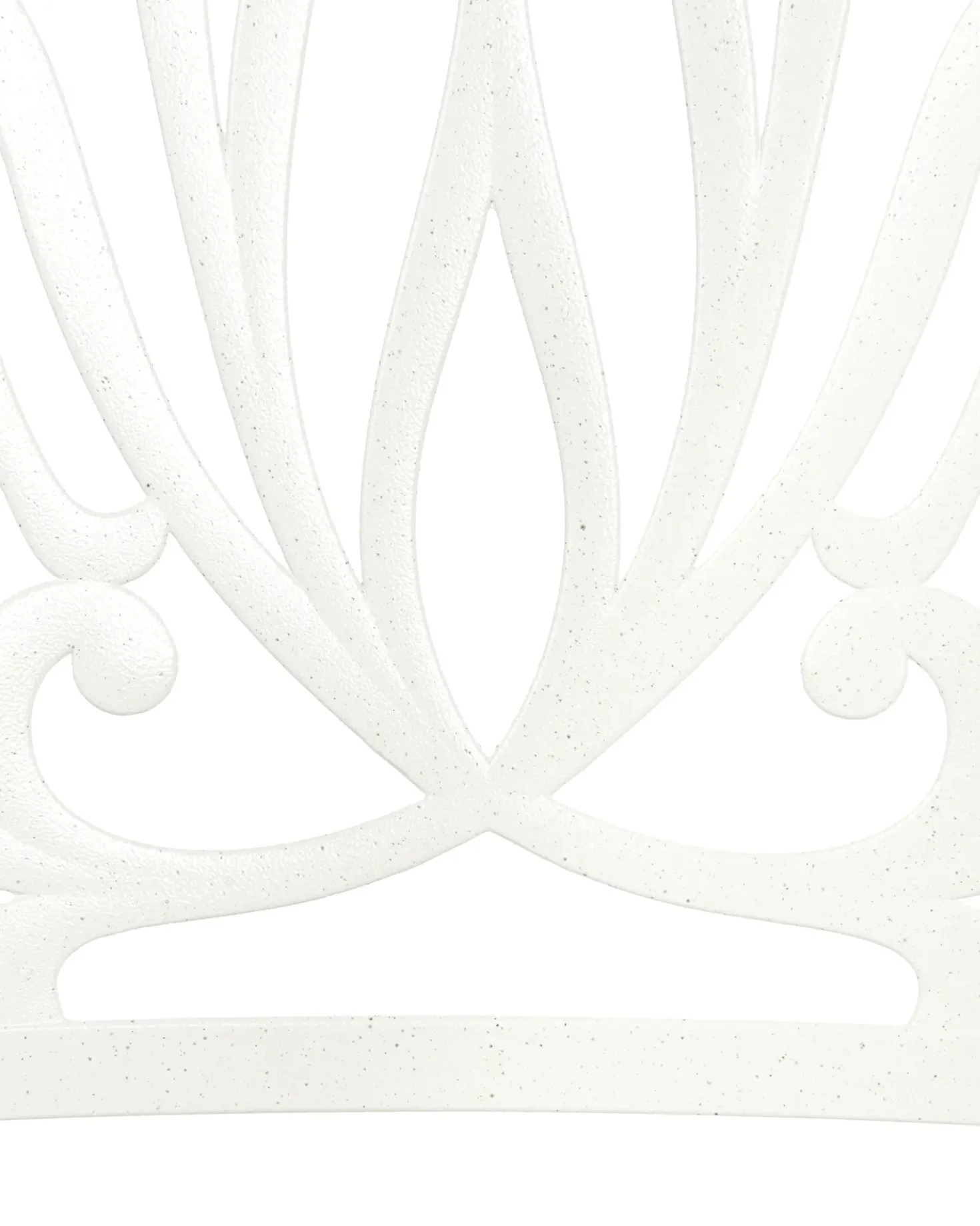 Set di 4 sedie da giardino con cuscini ANCONA Metallo Bianco sporco