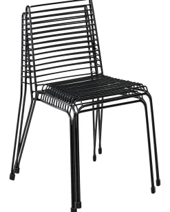 Set di 2 sedie da giardino CHIEVE Metallo Nero