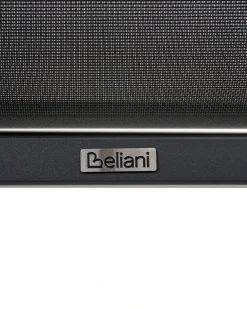 Set di 4 sedie da giardino TIANO Metallo Nero