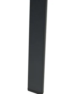 Set di 4 sedie da giardino TIANO Metallo Nero