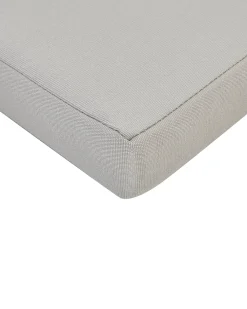 Set di 4 sedie da giardino con cuscini TAVIANO Metallo Grigio