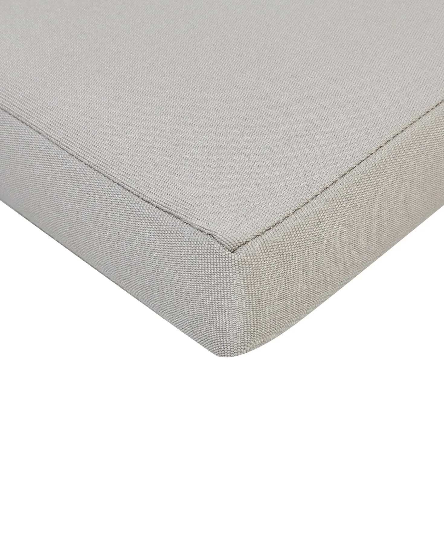 Set di 4 sedie da giardino con cuscini TAVIANO Metallo Grigio