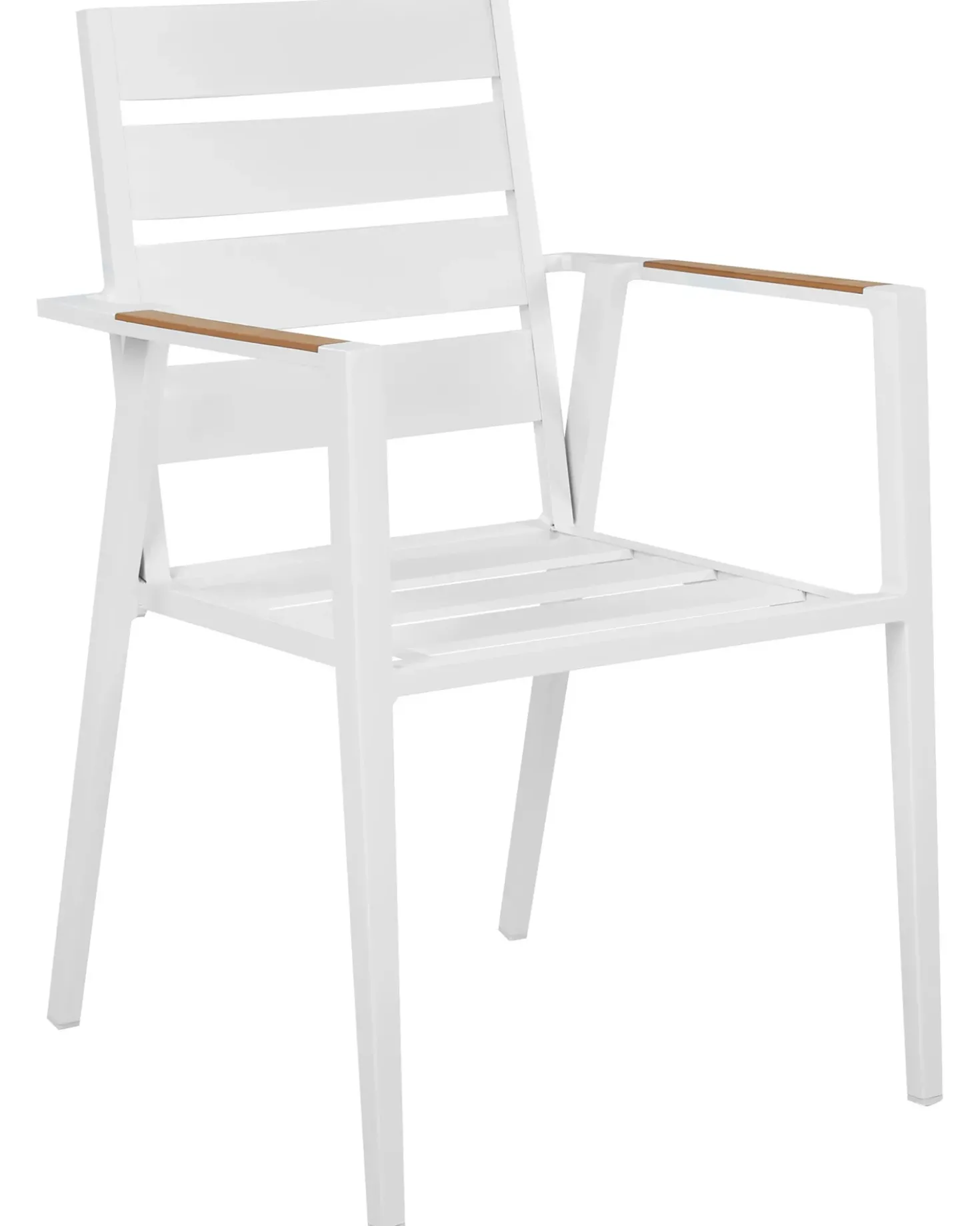 Set di 4 sedie da giardino con cuscini TAVIANO Metallo Grigio