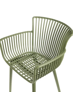 Set di 4 sedie da giardino PESARO Verde