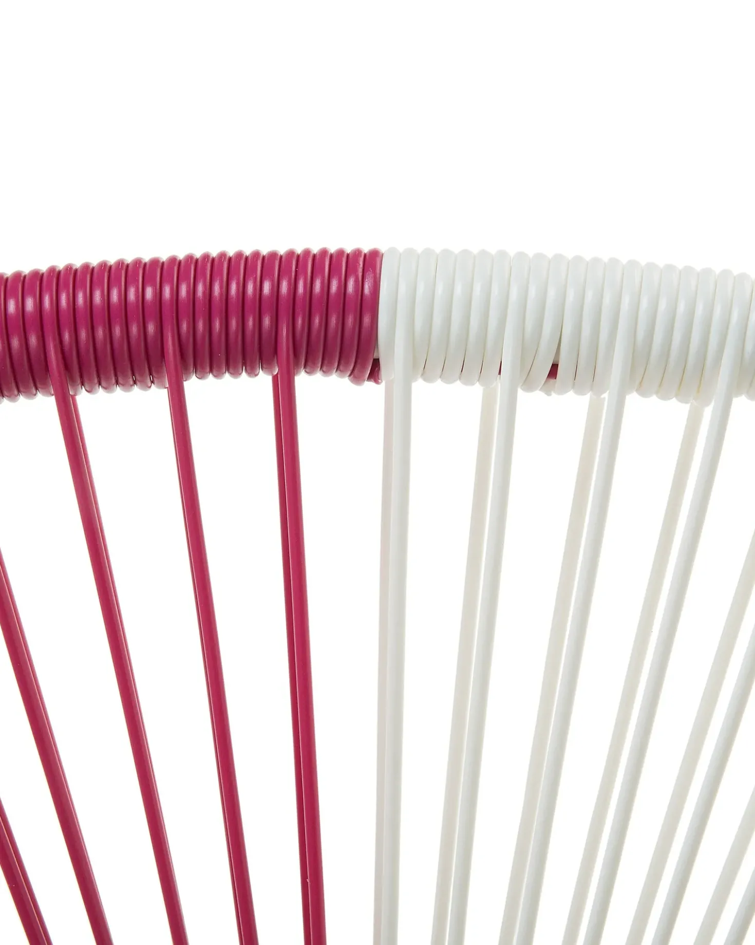 Set di 2 sedie da giardino ACAPULCO Rattan sintetico (PE) Fucsia