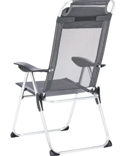 Set di 2 sedie da giardino ASINE Pieghevole Metallo Grigio