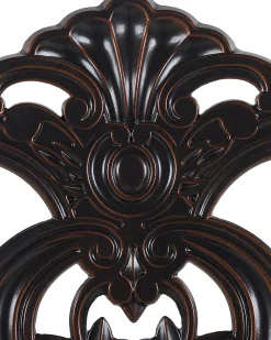 Set di 2 sedie da giardino BOVINO Metallo Marrone scuro
