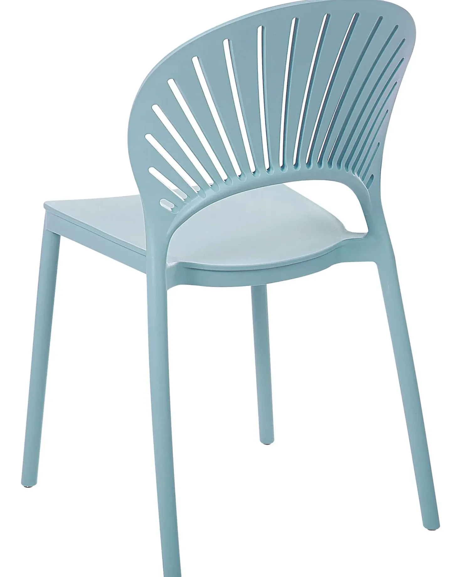 Set di 4 sedie da giardino OSTIA Azzurro