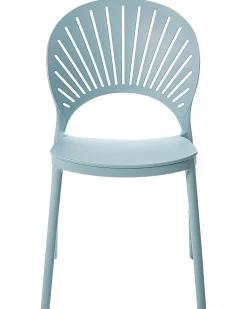 Set di 4 sedie da giardino OSTIA Azzurro