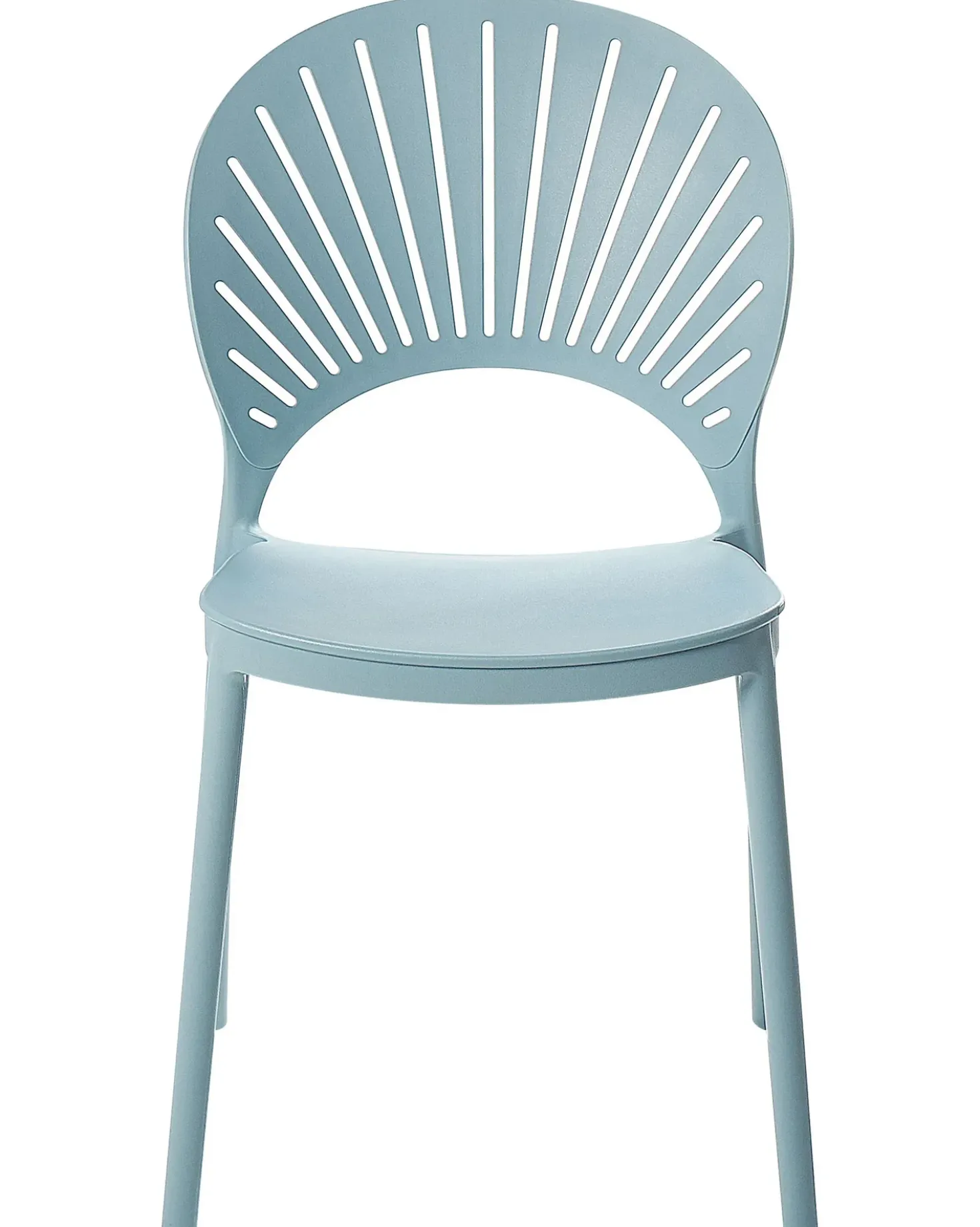 Set di 4 sedie da giardino OSTIA Azzurro