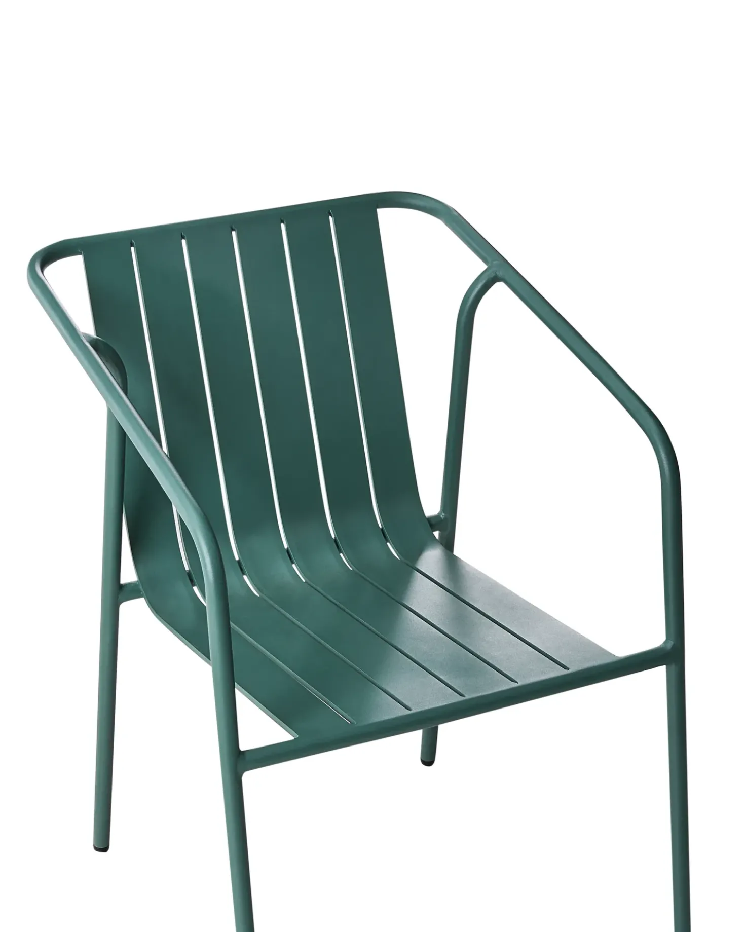 Set di 8 sedie da giardino con cuscini ASCIANO Metallo Verde