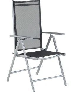 Set di 6 sedie da giardino CATANIA Metallo Nero