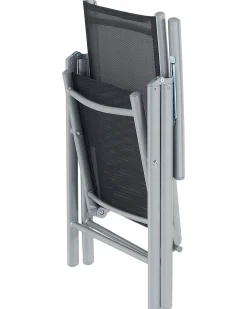 Set di 6 sedie da giardino CATANIA Metallo Nero