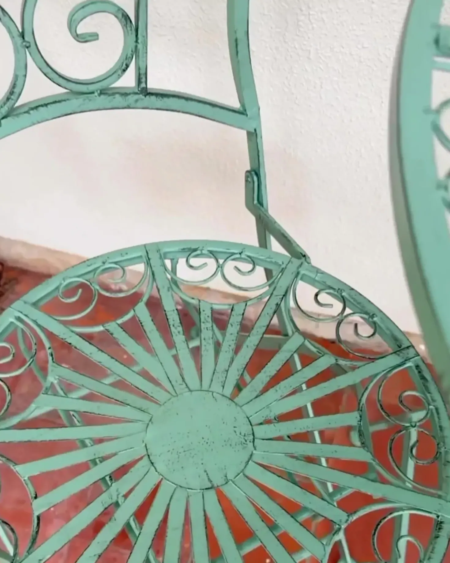 Set di 2 sedie da giardino TRENTO Metallo Verde chiaro