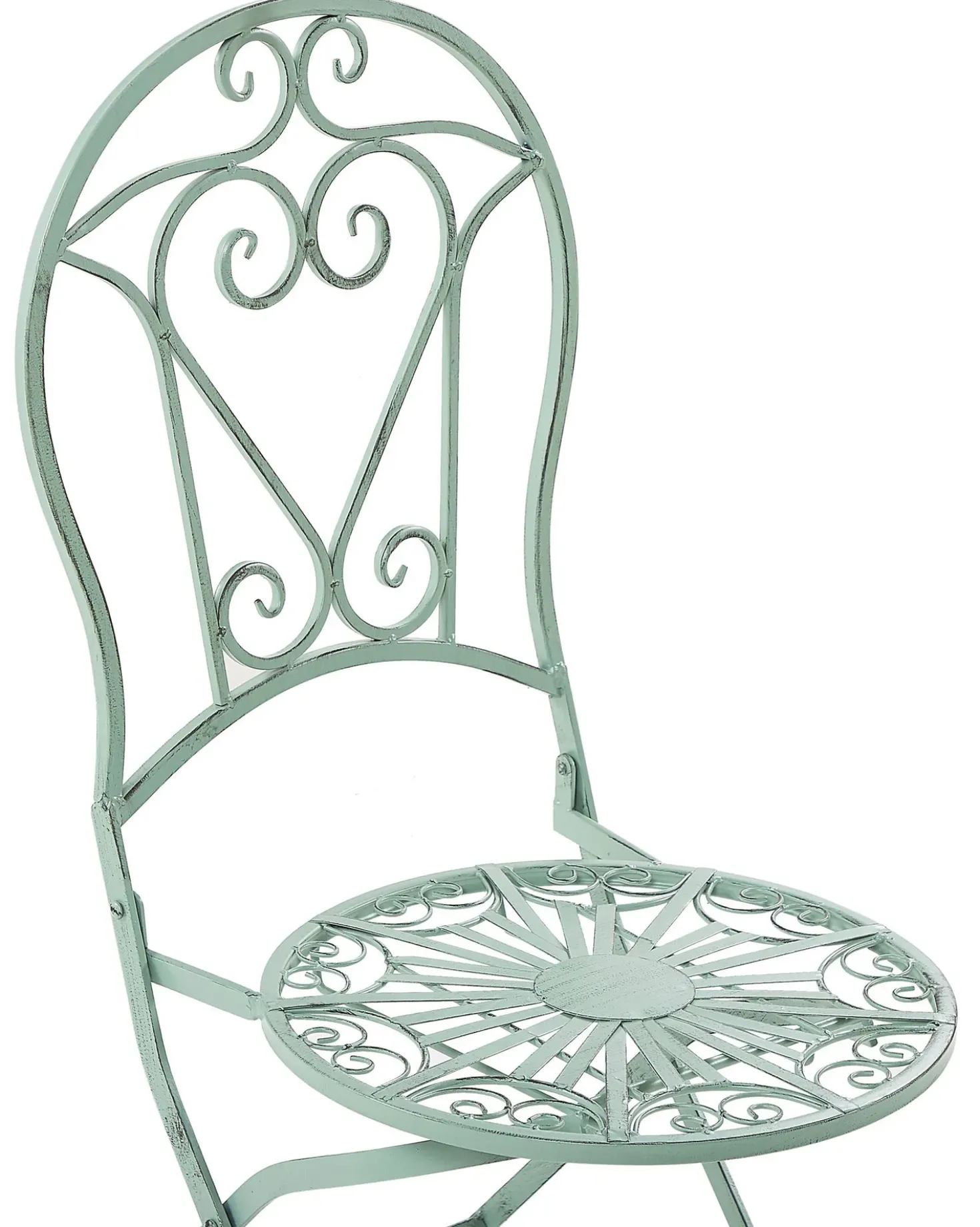 Set di 2 sedie da giardino TRENTO Metallo Verde chiaro