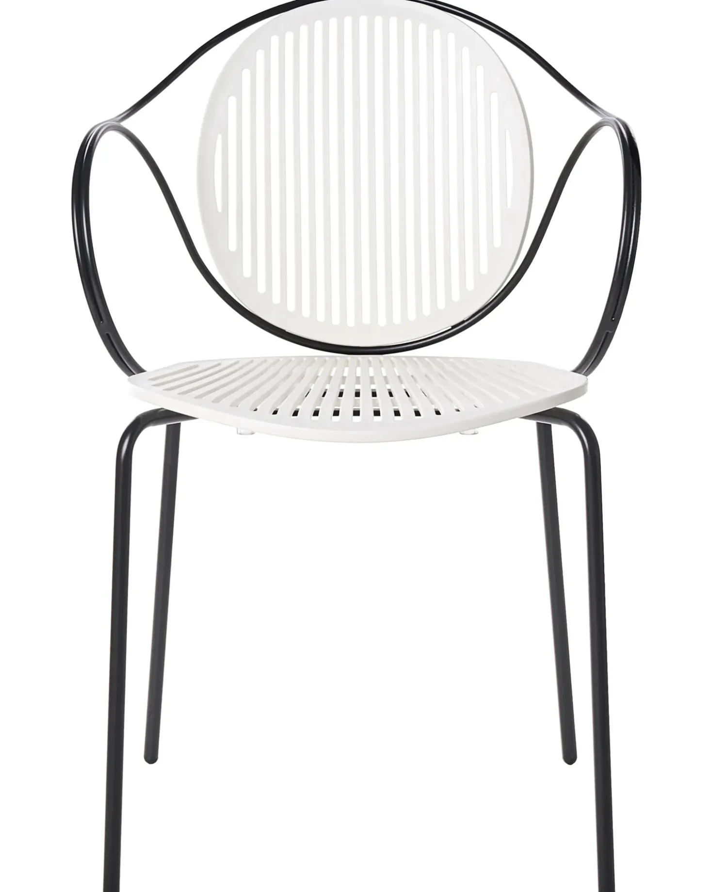 Set di 2 sedie da giardino IKARIA Metallo Bianco sporco