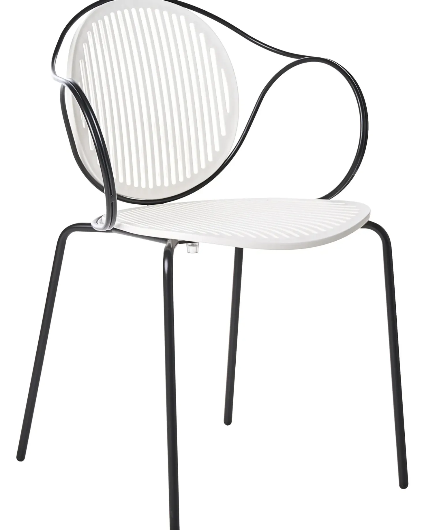 Set di 2 sedie da giardino IKARIA Metallo Bianco sporco