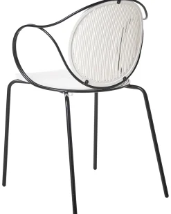 Set di 2 sedie da giardino IKARIA Metallo Bianco sporco