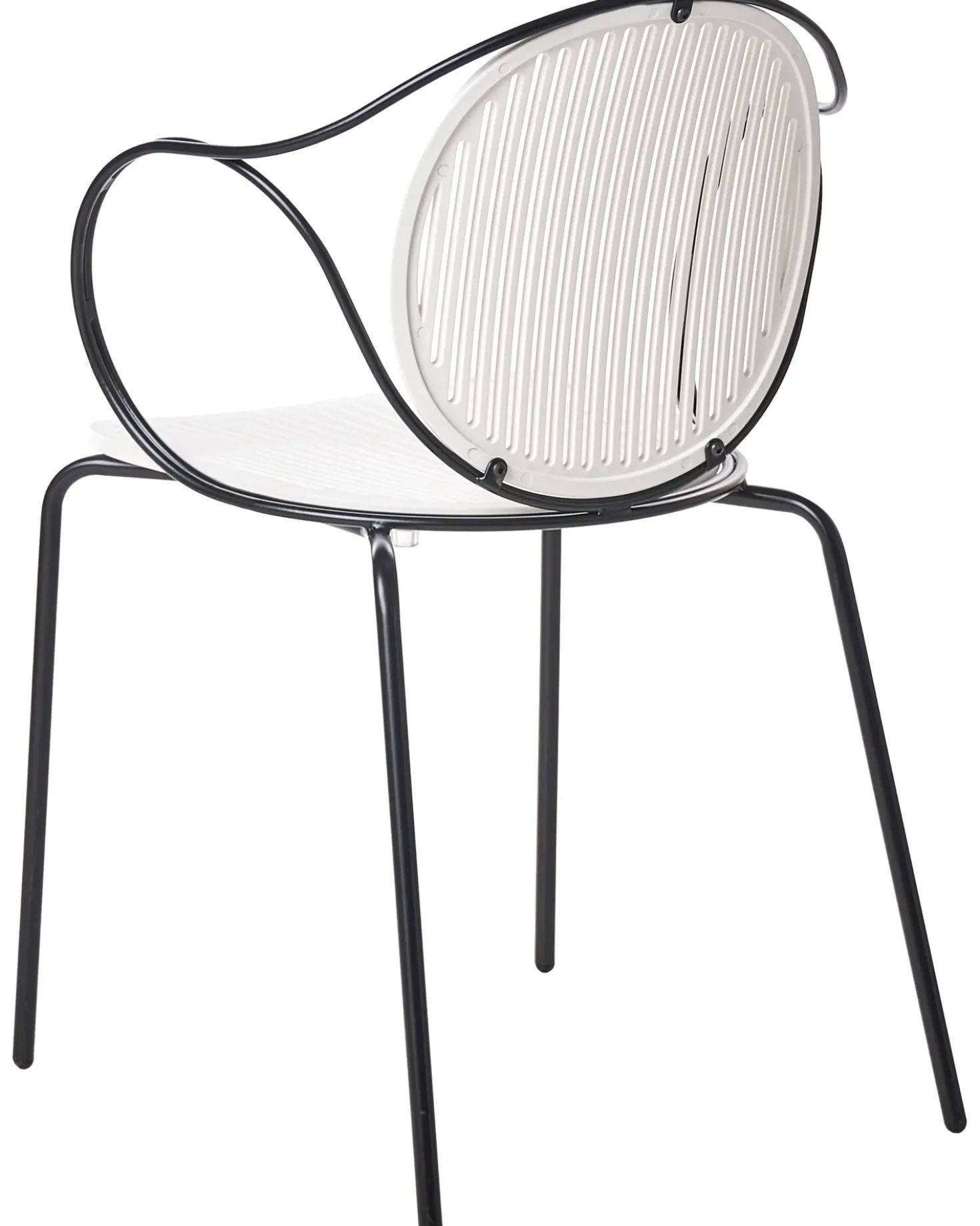 Set di 2 sedie da giardino IKARIA Metallo Bianco sporco