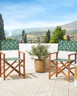 Set di 2 sedie da giardino CINE Legno d'acacia Verde scuro