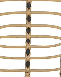 Set di 2 sedie da giardino con cuscini PRATELLO Rattan sintetico (PE) Naturale
