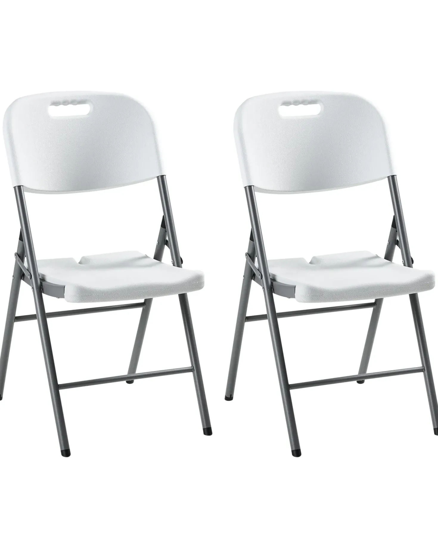 Set di 2 sedie da giardino CUGNOLI Pieghevole Bianco