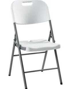 Set di 2 sedie da giardino CUGNOLI Pieghevole Bianco
