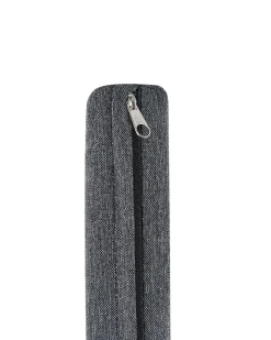 Set di 4 sedie da giardino con cuscini TACENO Metallo Grigio