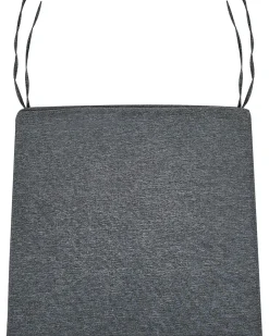 Set di 4 sedie da giardino con cuscini TACENO Metallo Grigio