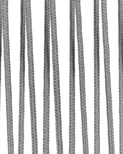 Set di 4 sedie da giardino con cuscini TACENO Metallo Grigio