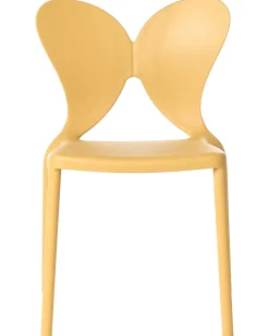 Set di 2 sedie da giardino LARISSA Impilabile Giallo
