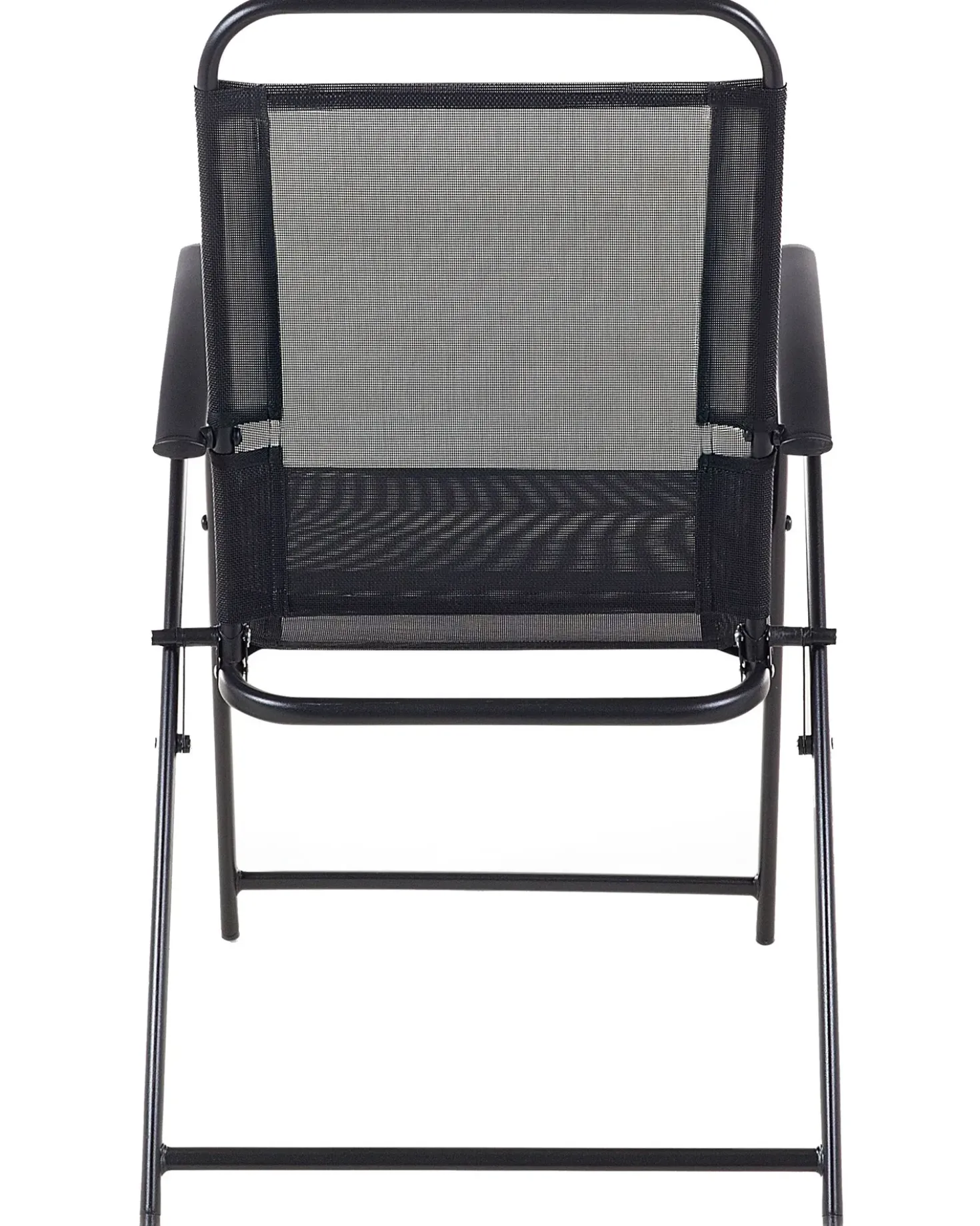 Set di 6 sedie da giardino LIVO Metallo Nero