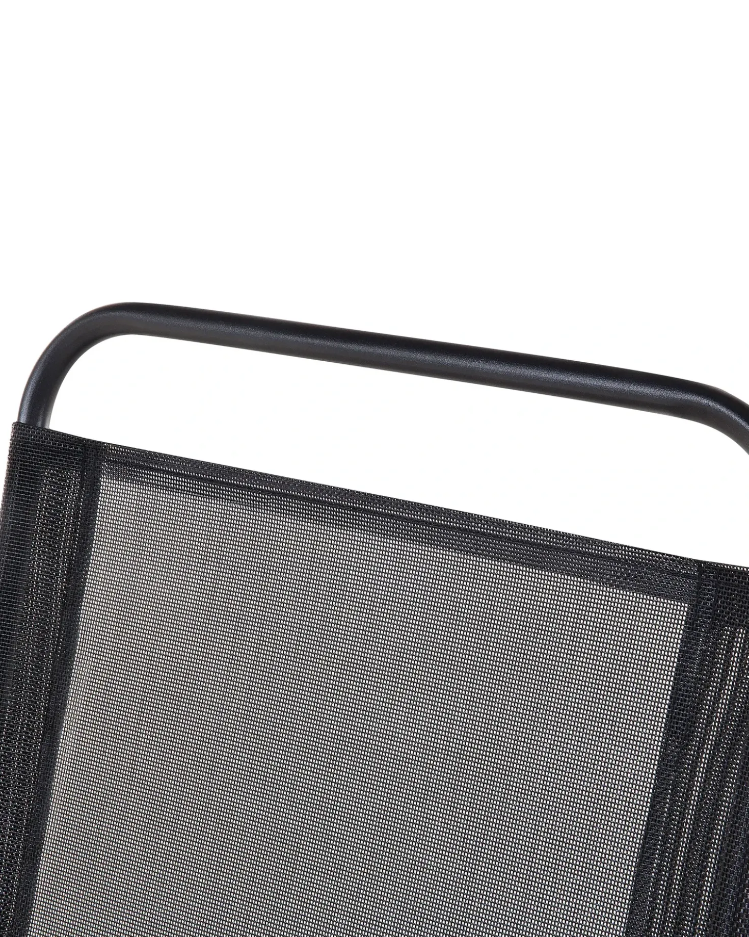 Set di 6 sedie da giardino LIVO Metallo Nero