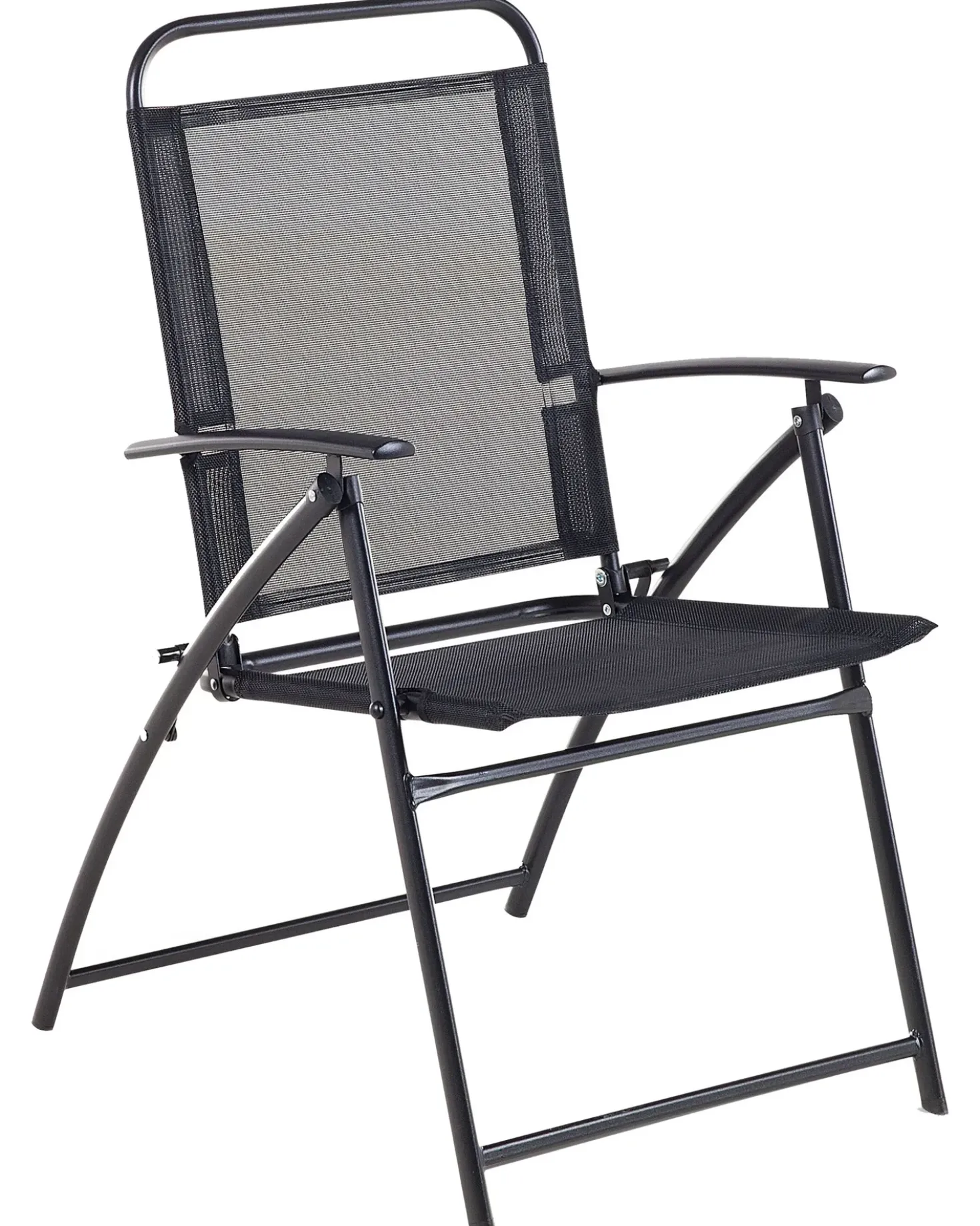 Set di 6 sedie da giardino LIVO Metallo Nero