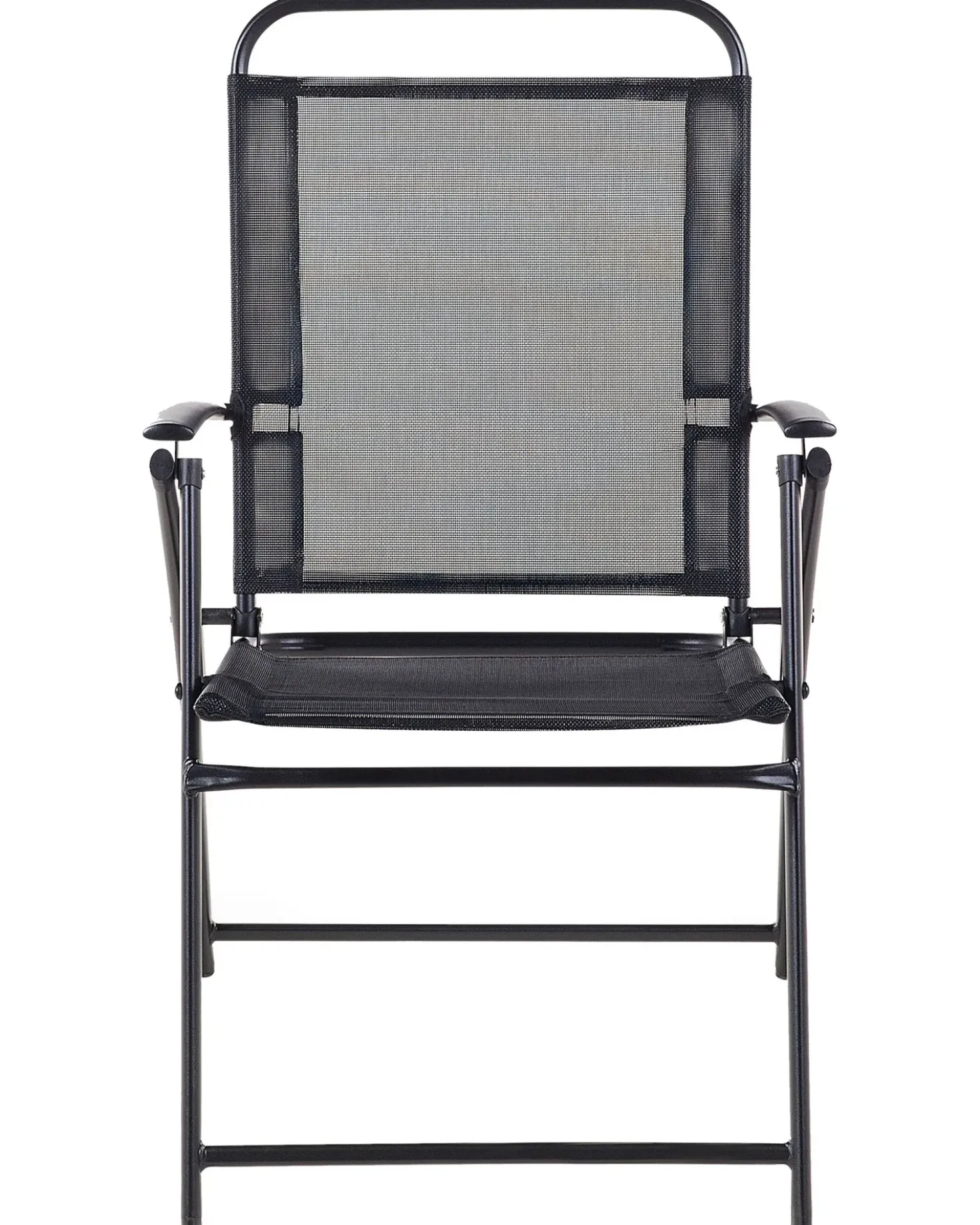 Set di 6 sedie da giardino LIVO Metallo Nero