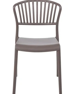 Set di 4 sedie da giardino GELA Tortora