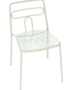 Set di 2 sedie da giardino AGEROLA Metallo Verde chiaro