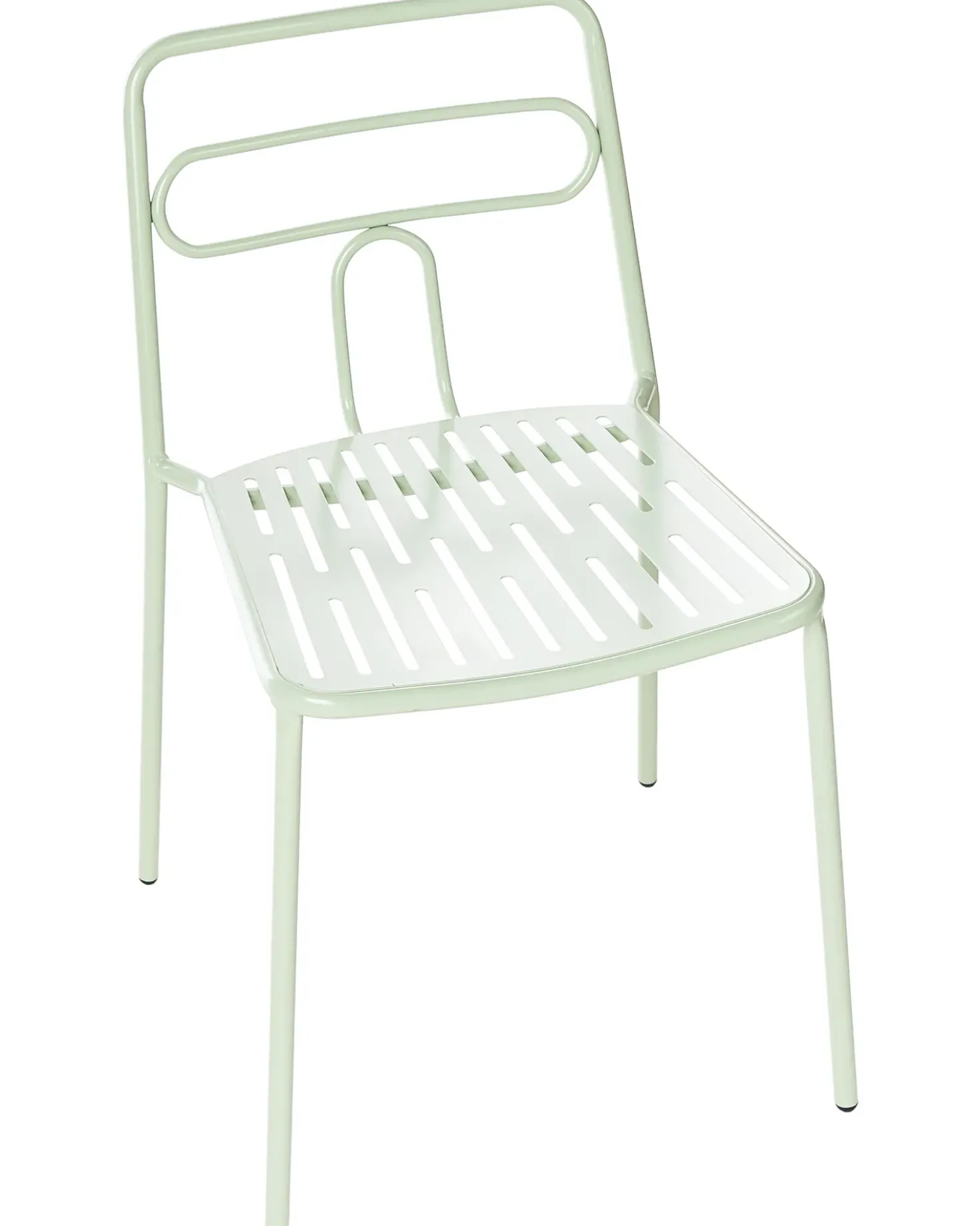 Set di 2 sedie da giardino AGEROLA Metallo Verde chiaro