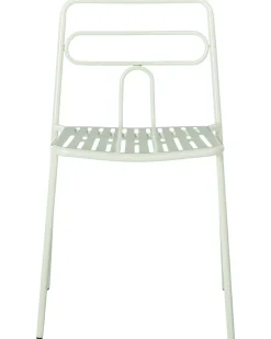 Set di 2 sedie da giardino AGEROLA Metallo Verde chiaro