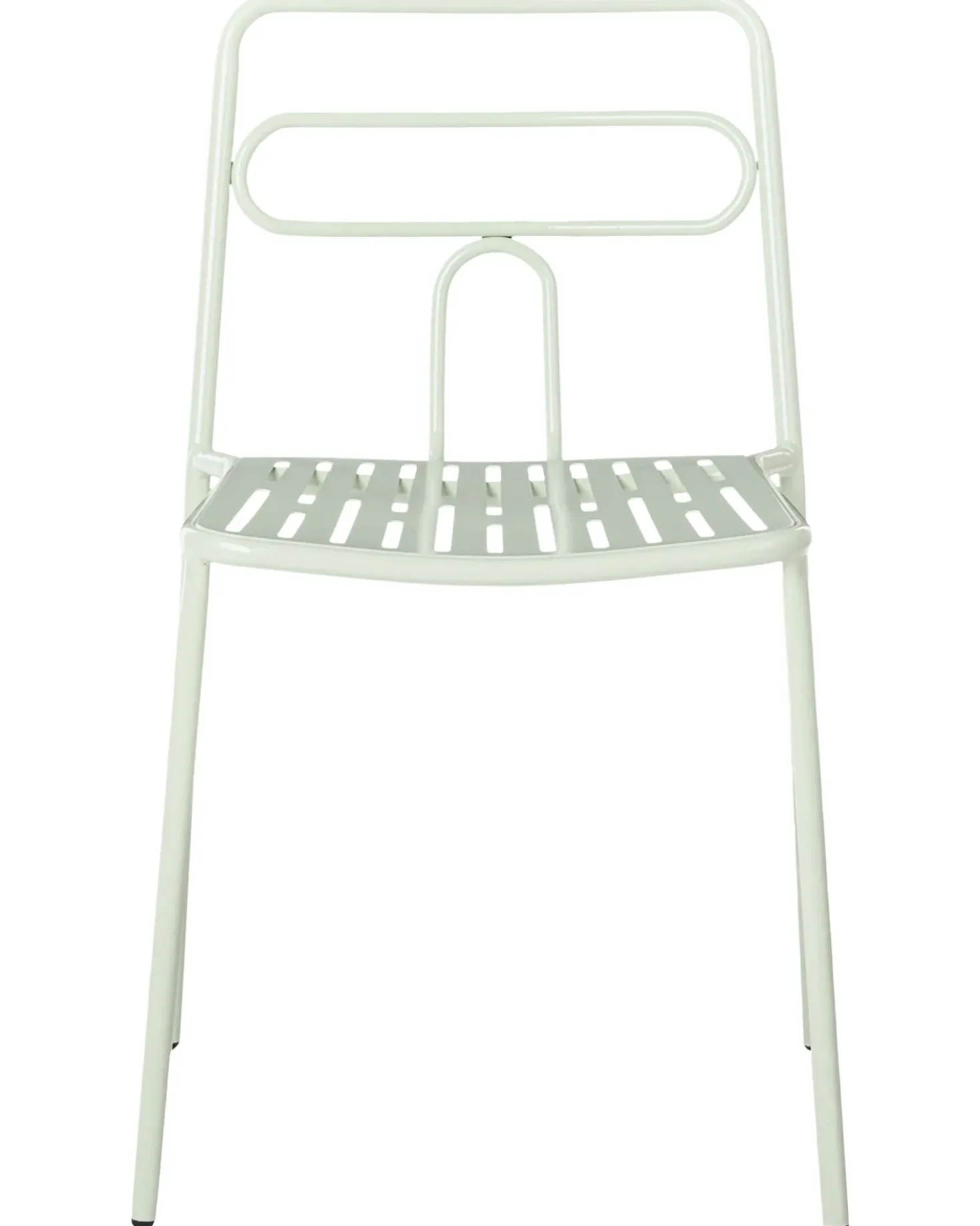 Set di 2 sedie da giardino AGEROLA Metallo Verde chiaro