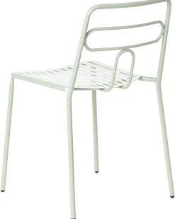 Set di 2 sedie da giardino AGEROLA Metallo Verde chiaro