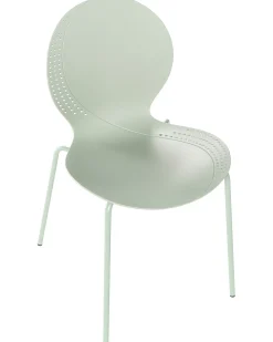 Set di 4 sedie da giardino MILOS Impilabile Verde chiaro