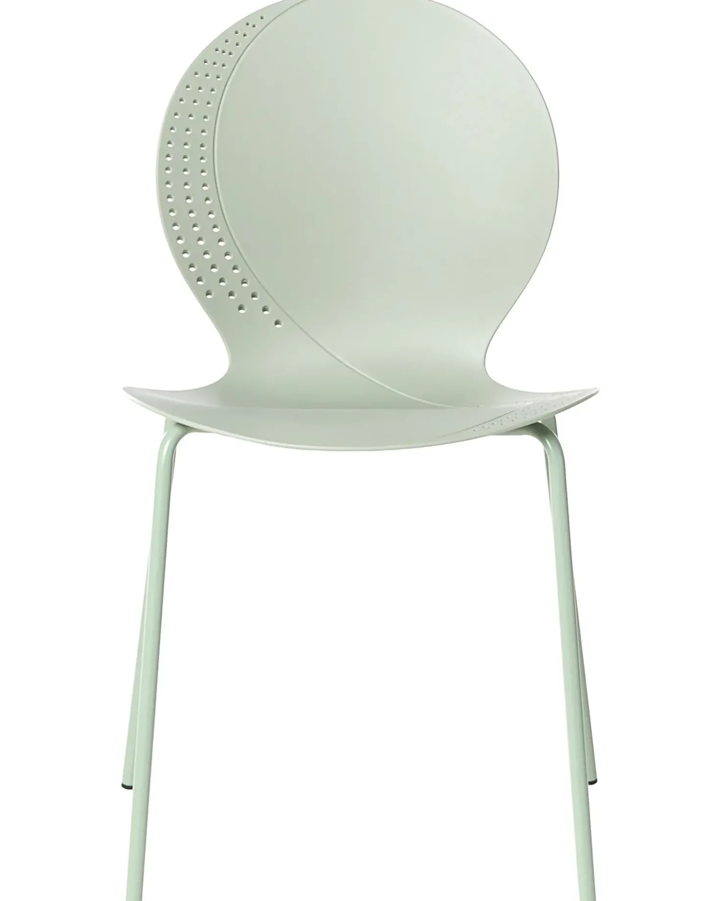 Set di 4 sedie da giardino MILOS Impilabile Verde chiaro