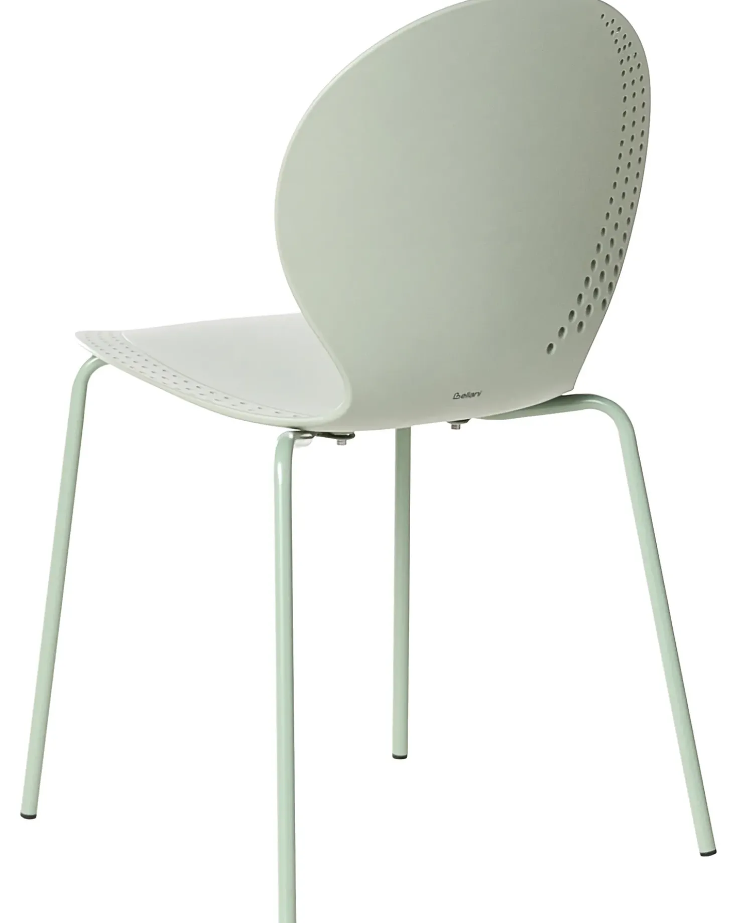 Set di 4 sedie da giardino MILOS Impilabile Verde chiaro