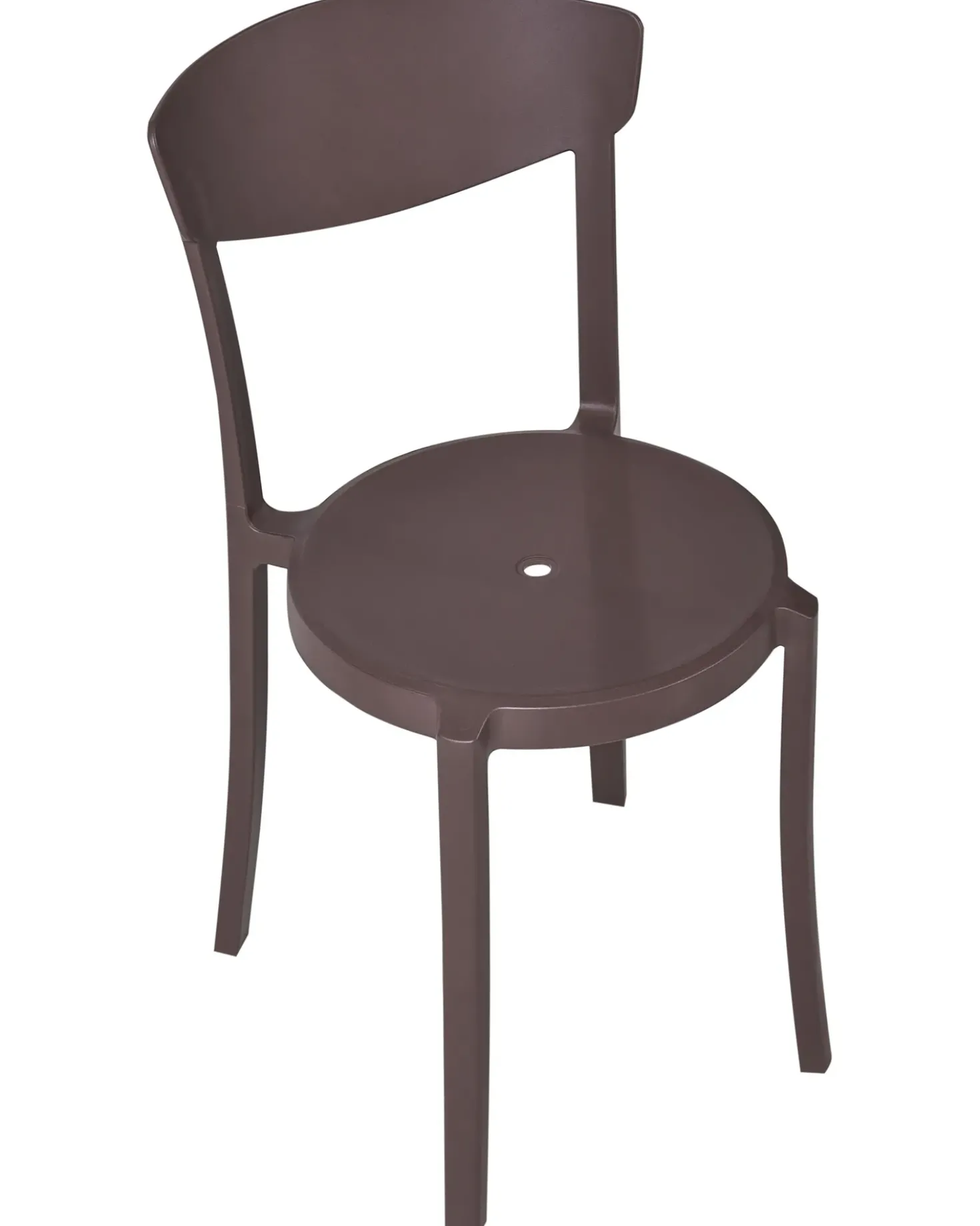 Set di 4 sedie da giardino VIESTE Marrone