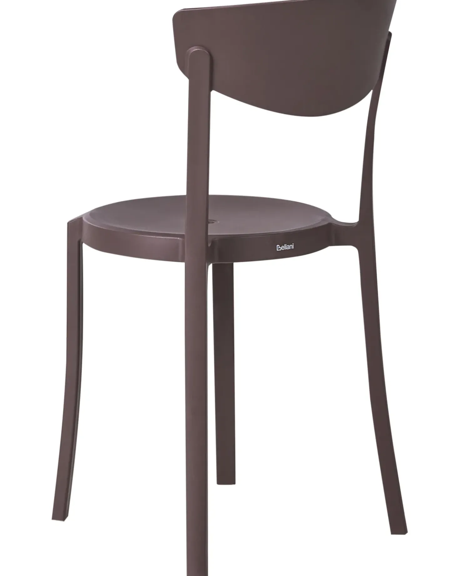 Set di 4 sedie da giardino VIESTE Marrone