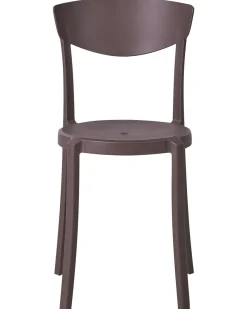 Set di 4 sedie da giardino VIESTE Marrone