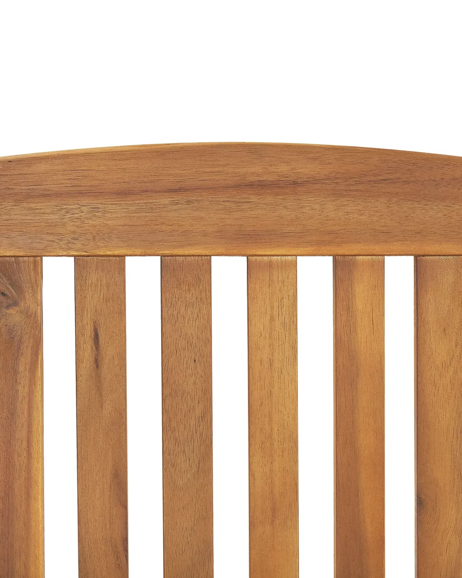 Set di 6 sedie da giardino con cuscini JAVA Legno d'acacia Bianco sporco