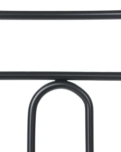 Set di 2 sedie da giardino AGEROLA Metallo Nero