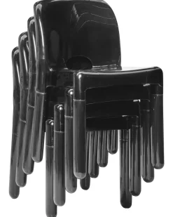 Set di 4 sedie da giardino BETIM Nero